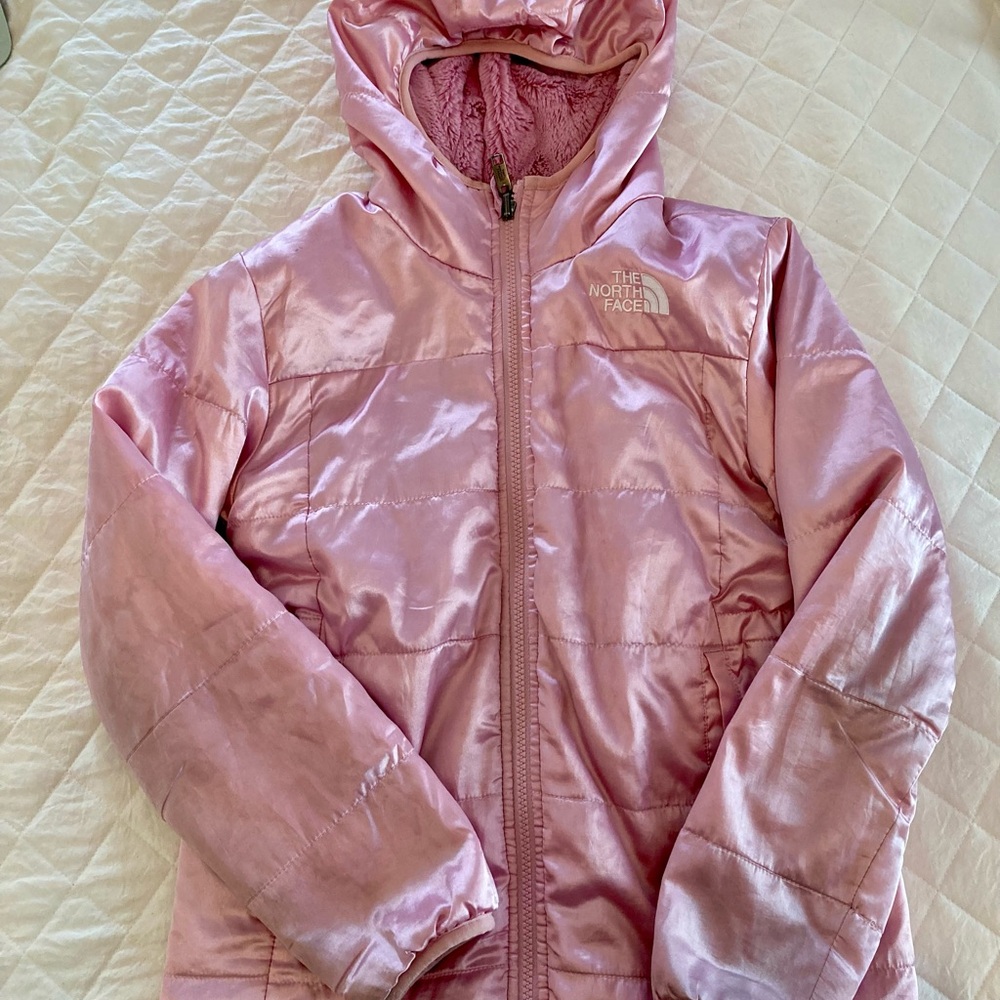 The North Face Pink Reversible Winter Jacket
